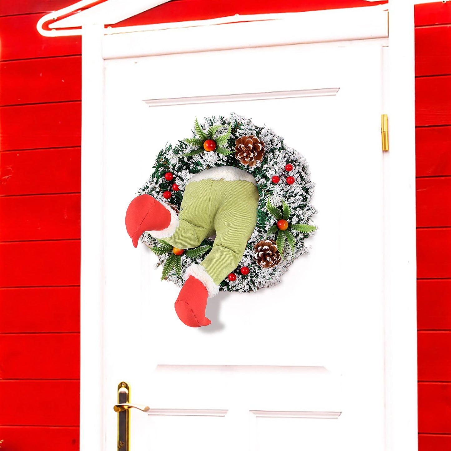 🎄✨ 🎄✨ Weihnachtswichtel: Burlap Burglar's Door Delight 🎅🚪